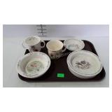 Wedgwood Peter Rabbit bowls, Royal Albert /Beatrix