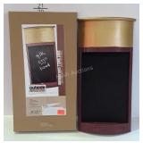 Indoor/Outdoor chalkboard with chalk ledge, new