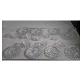 34-pcs Fostoria dinnerware, Svc-8 - cups, saucers,
