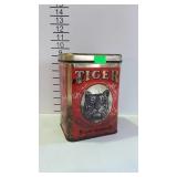 Advertisement tin - Tiger Fine Cut Chewing Tobacco