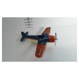 Hubley metal airplane, missing cockpit canopy