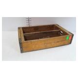 Coca-Cola bottle crate with center divider