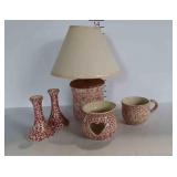 Spatterware group, includes Henn Workshops mug