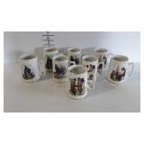 8 Norman Rockwell mugs