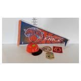 Collectibles - New York Knicks pennant, bowling