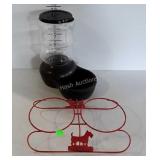 Pet feeder, and Scotty dog bowl stand - no bowls