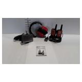 Midland X-Talker two-way radios with charging base