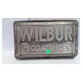 Vintage mold for 5 lb. Wilber Chocolate bar