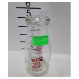 Shady Side Dairy bottle, Dallas, PA., half pint
