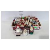 Blown glass Christmas ornaments