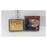 2 Vintage games - 1 Tiddledy Winks, and 1 Puzzle