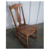 Antique Oak Bedroom or Quilting Style Rocking