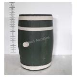 Nice Painted Keg Barrel, 17" high