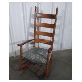 Antique Rocking Chair. Lovely framed high back