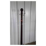 Coat Tree, 2 hooks need replaced but neat old