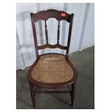 Cane Seat Chair, bow front seat design, spindle