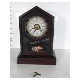 Cathedral Mantle Clock, with key working order