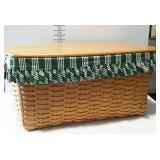 1999 Longaberger Hope Chest basket with liner