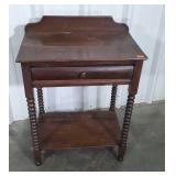 Bedside Table, single Drawer Washstand type piece