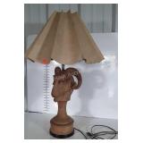 Ram Figure Table Lamp. With designers deep