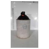 5 gallon Crockery Jug. With blue seal Upside Down