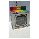 Polaroid digital clock with indoor temperature