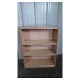 Maple 32" wide Bookcase with the 2 interior