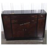 Henredon Furniture. Black lacquer finish multi
