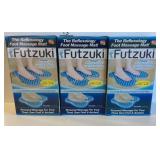 Three new futzuki foot massage mats
