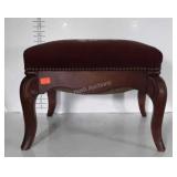 Nice Walnut Needle point Parlor Footstool. Real