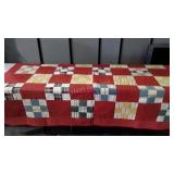 Block style quilt, lightweight and good