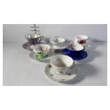 6 Cups & saucers - Germany, Occupied Japan, etc