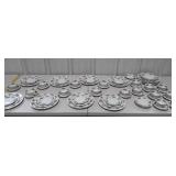 China, 68-pcs Noritake "Daphne" pattern dinnerware