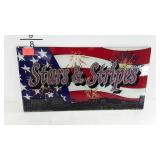 Slot machine glass sign, 