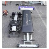 Group lot of exercise equipment, seller code D1
