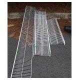 Group lot of closet shelving one pc is 100 inches