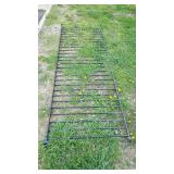 Cast iron railing piece