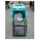 Pet taxi and a small crate