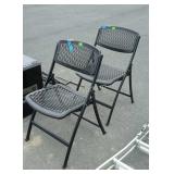 Two folding chairs seller code VQ