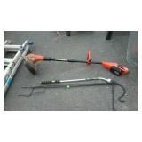 Electric weedeater and a show wand