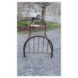 Twin size metal bed