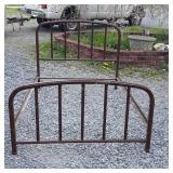 Full size metal bed