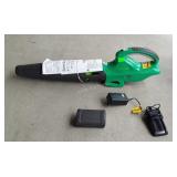 Battery operated weed eater brand leaf blower