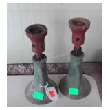 Two bottle jacks