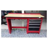 Craftsman work bench tool box, is a five drawer