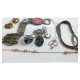 Group of jewelry- elephant bracelet, 2014 class