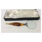 Glass handle magnifying glass
