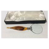 Glass handle magnifying glass