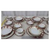 88-pcs Hakusan China, made in Occupied Japan,