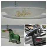 Kitchen Wares and a frosted believe Bowl